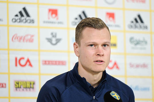 Viktor Claesson of the Swedish national football team