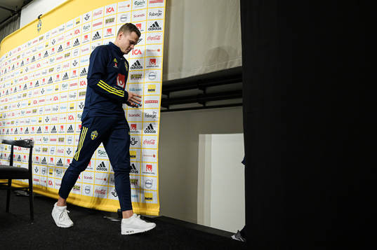 Viktor Claesson of the Swedish national football team