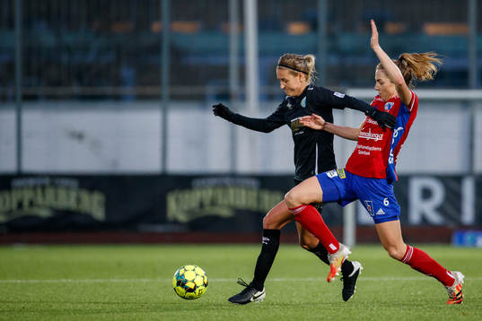 Göteborgs Emma Kullberg och Vittsjös Clara Markstedt