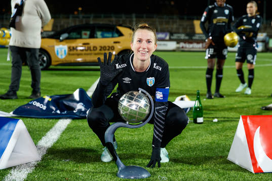 Göteborgs Emma Berglund jublar med Kronprinsessan