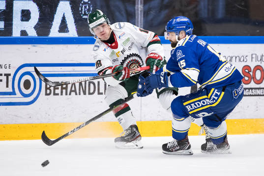 Frölundas Lucas Raymond och Leksands Otto Paajanen
