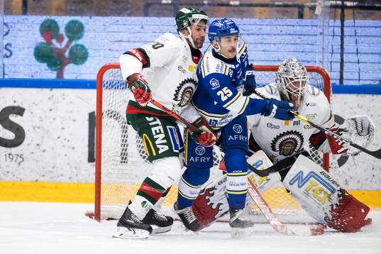 Frölundas Joel Lundqvist och Leksands Carter Camper