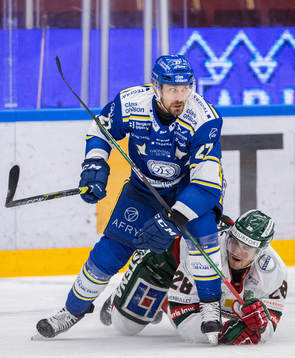 Leksands Marek Hrivík och Frölundas Johan Sundström