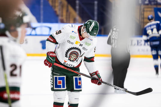 Frölundas Simon Hjalmarsson deppar