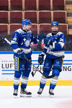 Leksands Jonas Ahnelöv jubel