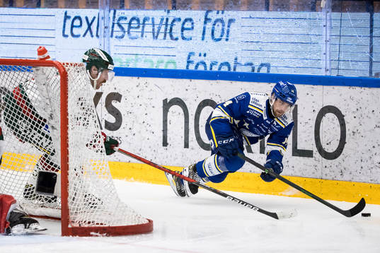 Frölundas Jens Olsson och Leksands Oskar Lang