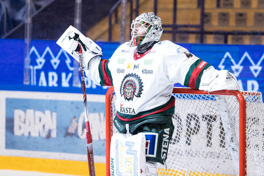 Frölundas målvakt Niklas Rubin deppar
