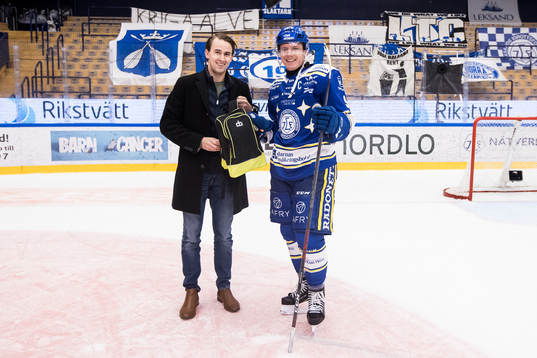 Leksands Patrik Zackrisson utsedd till matchens lirare
