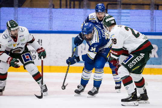 Frölundas Stefan Elliot och Leksands Peter Cehlarik