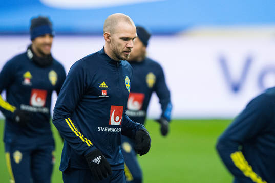 Marcus Danielson of the Swedish national football team
