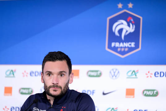 Goalkeeper Hugo Lloris of the French national football team