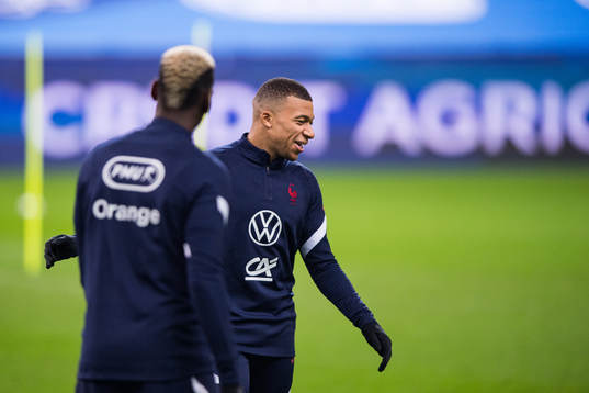Kylian Mbappé of the French national football team