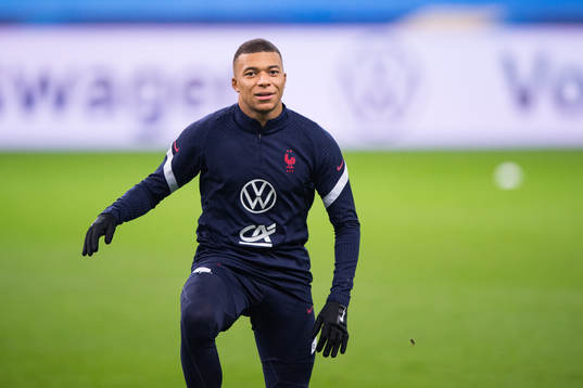 Kylian Mbappé of the French national football team