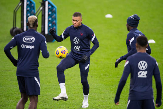 Kylian Mbappé of the French national football team