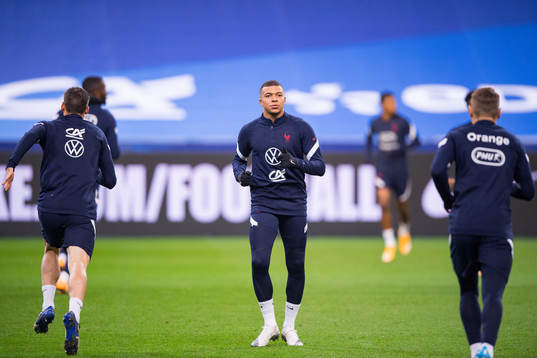 Kylian Mbappé of the French national football team