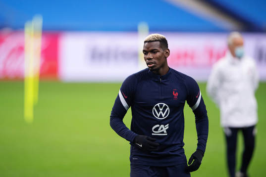 Paul Pogba of the French national football team