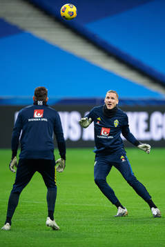 Robin Olsen of the Swedish national football team