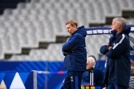 Peter Wettergren, head coach of Sweden and Didier