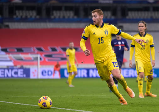 Dejan Kulusevski of Sweden