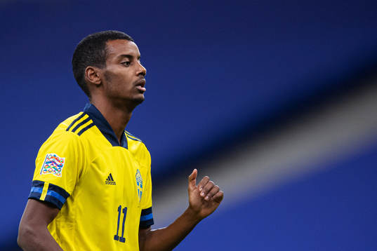 Alexander Isak of Sweden