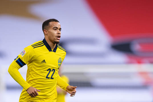 Robin Quaison of Sweden
