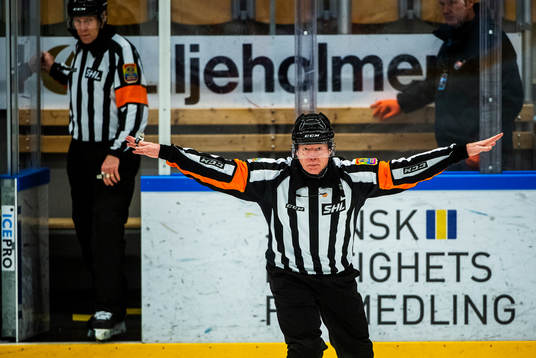 Domare Pehr Claesson dömer bort ett mål