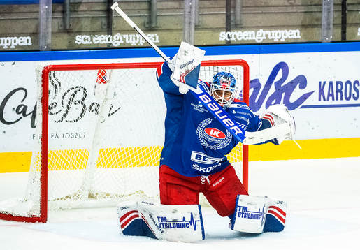 Oskarshamns målvakt Joe Cannata