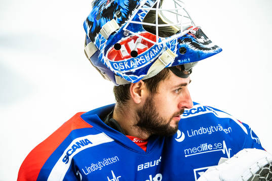 Oskarshamns målvakt Joe Cannata deppar