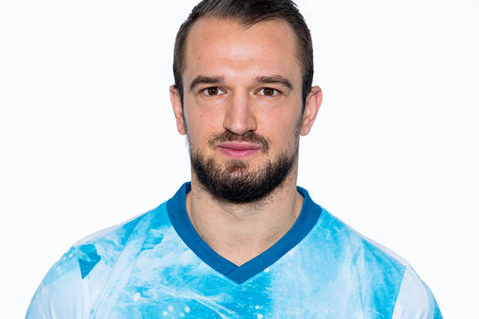 Veton Berisha of the Norwegian national football team poses