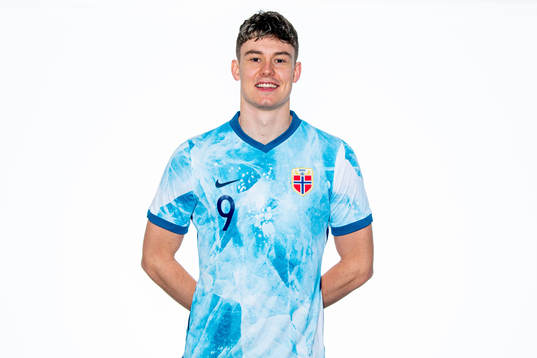 Jørgen Strand Larsen of the Norwegian national football