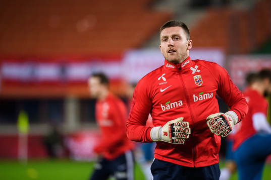 Goalkeeper Anders Kristiansen of Norway