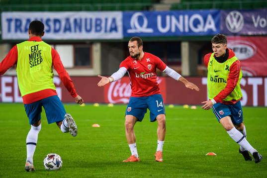 Veton Berisha, Jørgen Strand Larsen and Ruben Gabrielsen