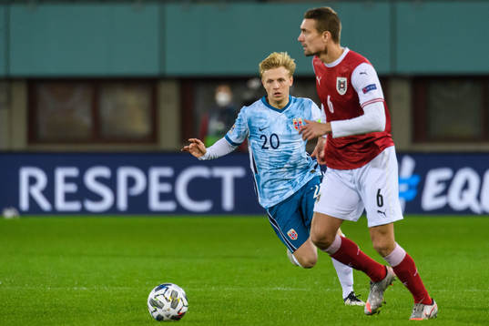 Mats Møller Dæhli of Norway and Stefan Ilsanker of Austria