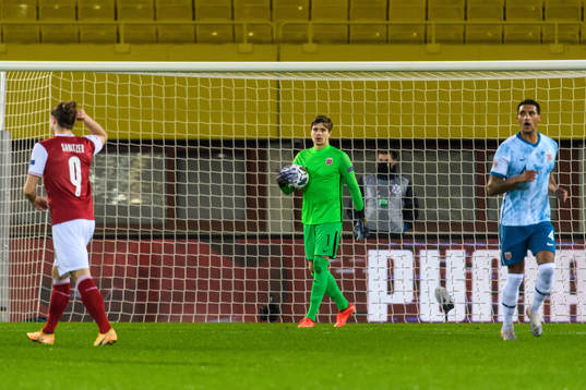 Goalkeeper Per Kristian Bråtveit of Norway