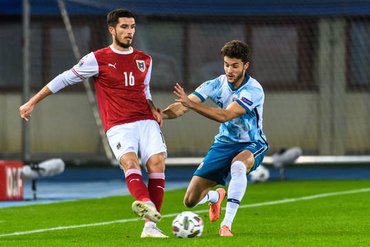 Adrian Grbic of Austria and Daniel Granli of Norway