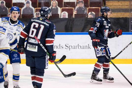 Linköpings Patrik Lundh jublar