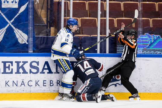 Leksands Johan Fransson och Linköpings Arvid Costmar och