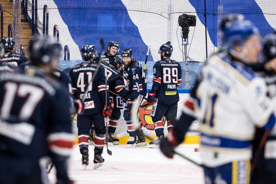 Linköpings spelarna jublar