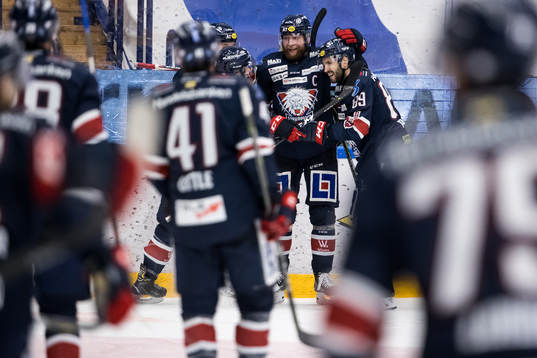 Linköpings spelarna jublar