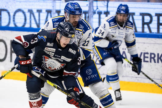 Linköpings William Worge Kreü och Leksands Marek Hrivík