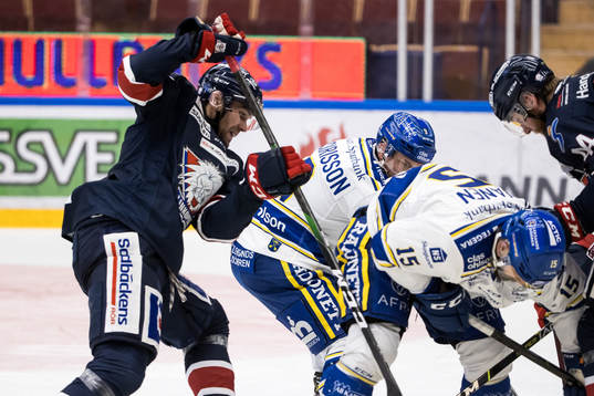 Linköpings Dan Pettersson och Leksands Patrik Zackrisson