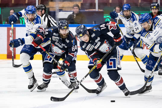 Linköpings Jimmy Andersson och Linköpings Arvid Costmar