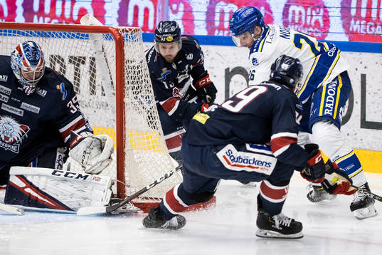 Leksands Patrik Norén oroar vid Linköpings målvakt