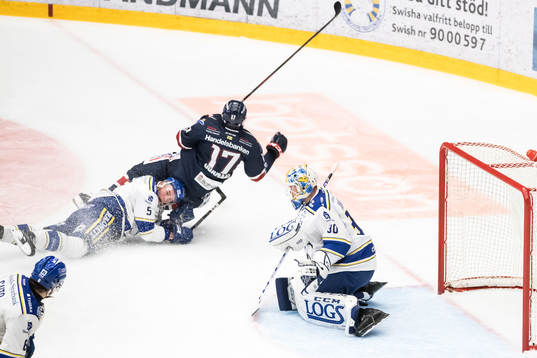 Leksands Calle Själin och Linköpings Niko Ojamäki och