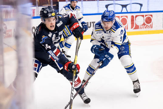 Linköpings Arvid Costmar och Leksands Patrik Zackrisson