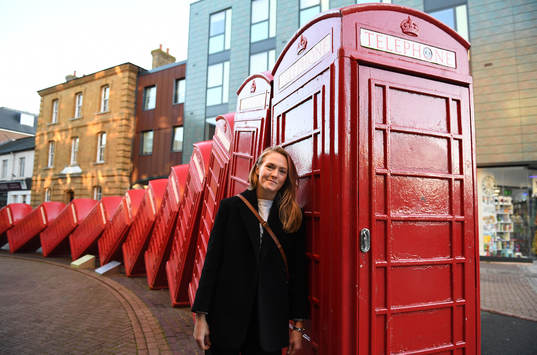 Chelsea LFC football player Magdalena Eriksson poses for a