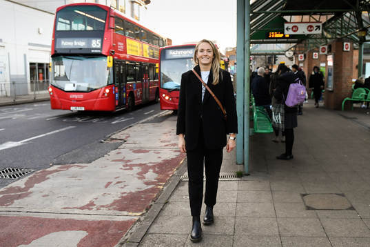 Chelsea LFC football player Magdalena Eriksson poses for a