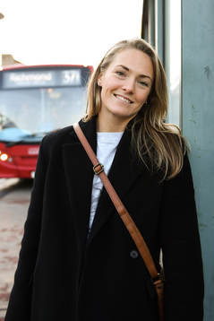 Chelsea LFC football player Magdalena Eriksson poses for a