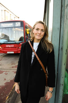 Chelsea LFC football player Magdalena Eriksson poses for a