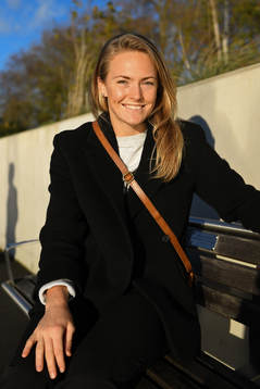Chelsea LFC football player Magdalena Eriksson poses for a
